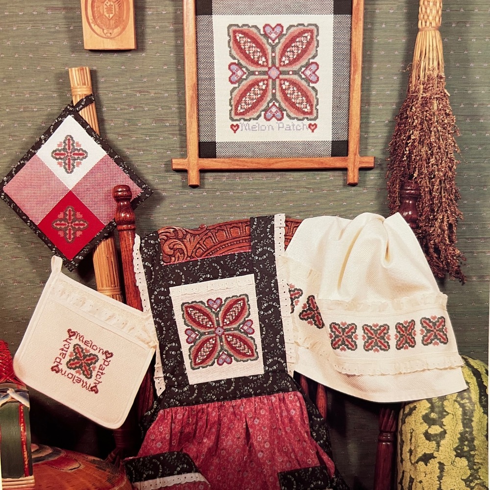 Country Cachet Melon Patch Counted‎ Cross Stitch Leaflet Designs